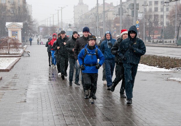 Горожане устроили пробежку. Фото: vgorode.ua