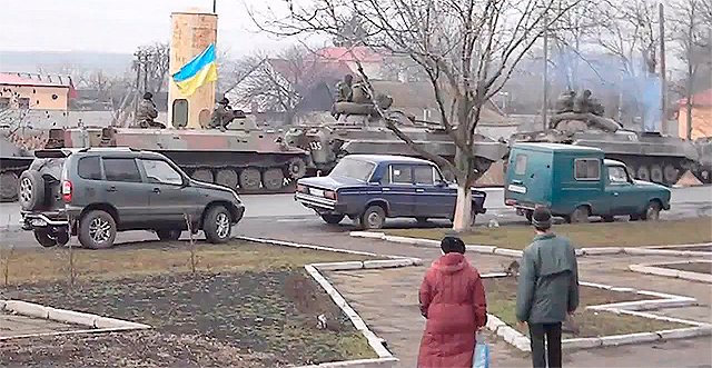 Новость - События - Под Запорожьем из поезда выгрузили несколько десятков танков