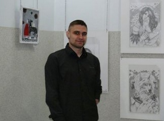 Работы молодого художника часто представляют на выставках в Запорожье. Фото: facebook.com/afinagallery