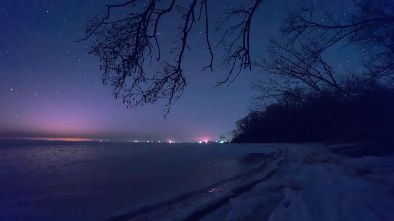 Новость - События - Полюбуйся: как ночью выглядит берег Каховского водохранилища