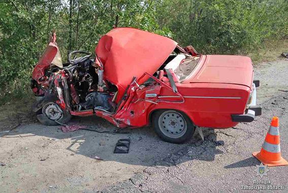 Новость - События - Страшная авария на запорожской трассе: погиб полицейский