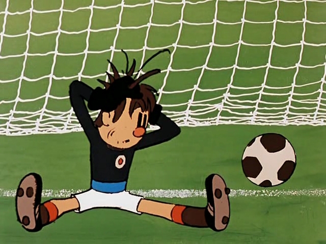 Кадр из мультфильма "Футбольные звезды"