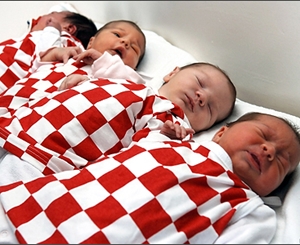 Всего в области родился 171 малыш.
Фото AFP.