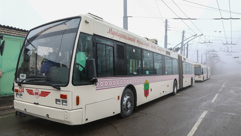 В Запорожье появятся европейские троллейбусы. Фото: горсовет