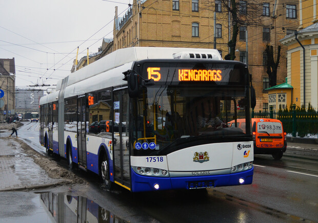 В Запорожье могут появиться автобусы из Риги/ фото: сайт мэрии