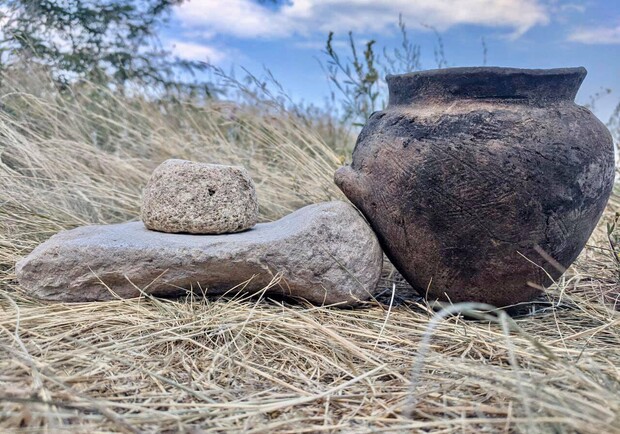 На Мамай-Горе нашли древние артефакты. Фото: fb Мамай-Гора