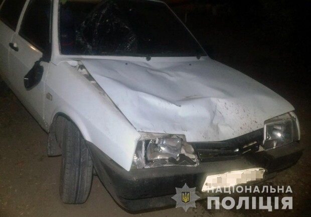Пьяный водитель сбил троих человек / фото: ГУ НП в Запорожской области