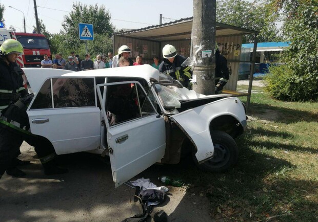 В Запорожье произошло серьезное ДТП / фото: ГСЧС в Запорожской области