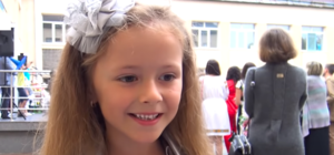 Вірусне відео: щира першокласниця з Турскавця стала зіркою мережі