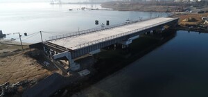 Посмотри на досуге: за строительством моста через Сухой лиман можно наблюдать онлайн