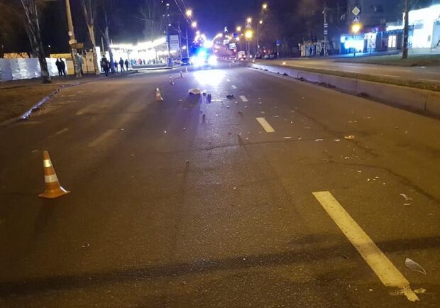 На Победе водитель "Хьюндая" сбил пешехода и скрылся с места ДТП. Фото: ГУНП