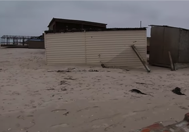 : как выглядит Кирилловка после сильных штормов (видео) - фото: КреативныйMax