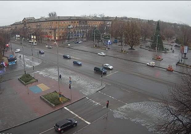 Погода в Запорожье на 26 декабря 2020 года. Скриншот с веб-камеры