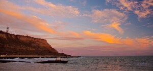 Пылающий небосвод: как выглядит закат на побережье Одессы