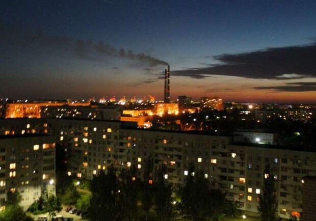 Авария на Запорожской ТЭС: весь Энергодар без воды и света. Фото: "Вести"