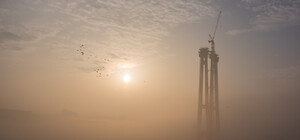 Хоть картины пиши: в Запорожье запечатлели туманное утро 