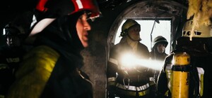 Пожар в доме престарелых: появилось видео эвакуации жильцов