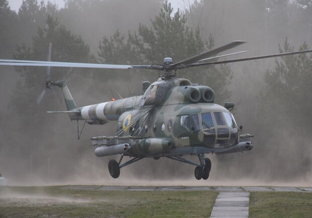 Вертолет “Мотор Сичи” Ми-8 прошел испытания. Фото: fb Генеральний штаб ЗСУ