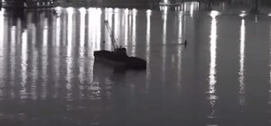 Дрифт баржи на Днепре: появилось видео со 