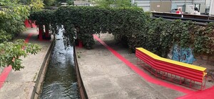 Полюбуйся: урбанисты обустроили общественное пространство на берегу реки Либедь