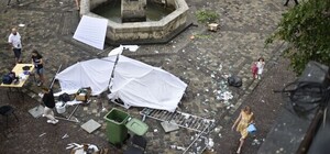 Не пий пиво: у Львові демонтують літні майданчики