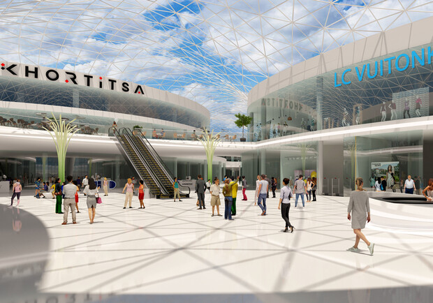 С амфитеатром и летней аквазоной: каким будет новый ТРЦ Khortitsa Mall. Фото: Budhouse Group