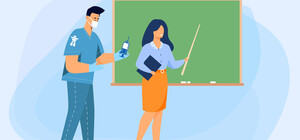 Бунтуют: учителя Полтавы протестуют против вакцинации