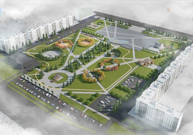 В Запорожье хотят реконструировать площадь Фестивальную. 