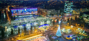 Как в Запорожье выглядит площадь Фестивальная с высоты птичьего полета 