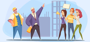 На Минском массиве протестуют против застройщика, завысившего цену на свет