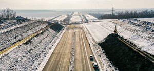 На решетиловской трассе строят двухуровневые развязки и уникальную эстакаду