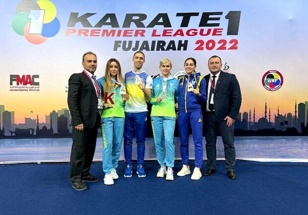 Українські каратисти виграли чотири медалі на турнірі в ОАЕ. 