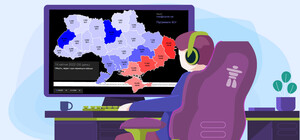 Украинские разработчики создали веб-игру, где надо выгнать оккупантов из Украины