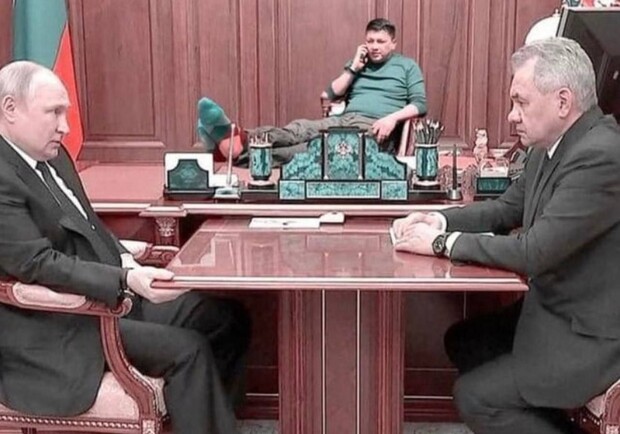 Зустріч Путіна та Шойгу перетворилася на меми - фото: соцмережі