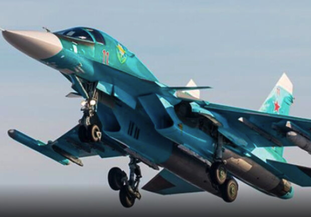 В Запорожской области сбили российский истребитель Су-34 
