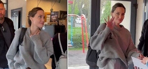 У Львові помітили голлівудську актрису Анджеліну Джолі – відео