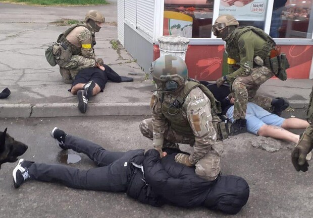 В Запорожье задержали вооруженную группировку. 