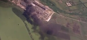 Появилось видео, как разгромили склад вражеской техники и БК в Пологах