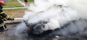 В Полтаве во время движения вспыхнула 