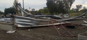 Старух показал последствия взрывов недалеко от Запорожья сегодня ночью