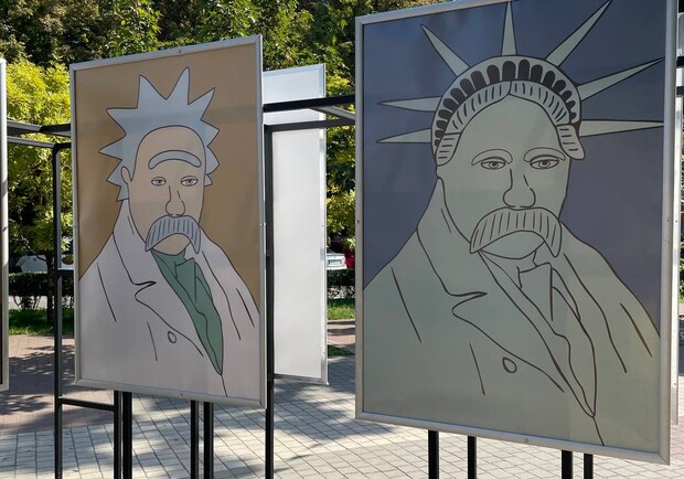 В центре Запорожья открыли скандально известную выставку о Тарасе Шевченко. 