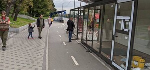 В Соломенском районе установили МАФ с выходом на велодорожку