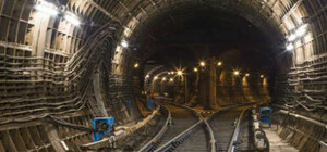 На строительстве метро на Виноградарь 