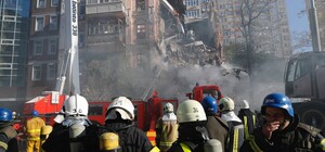 Російський дрон сьогодні знищив у центрі Києва історичну будівлю ХІХ століття