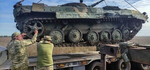 Бойцы из Днепропетровской области показали новые захваченные трофеи