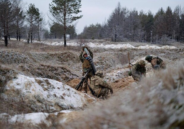 Карта боевых действий в Украине 2 февраля. 