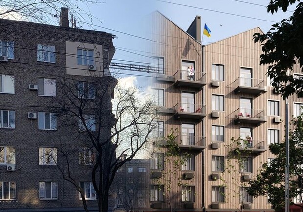 Дизайнеры предложили вариант восстановления разрушенного дома в центре Запорожья - 