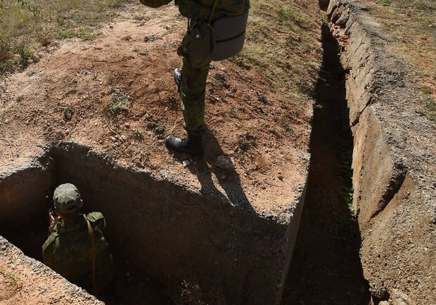 Росіяни у Запорізькій області вирили окоп завдовжки понад 70 кілометрів. 