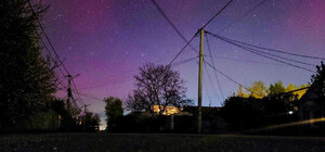 В Одессе наблюдали северное сияние