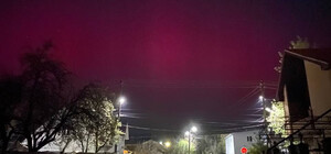 В небе над Киевщиной можно было наблюдать северное сияние: фото и видео